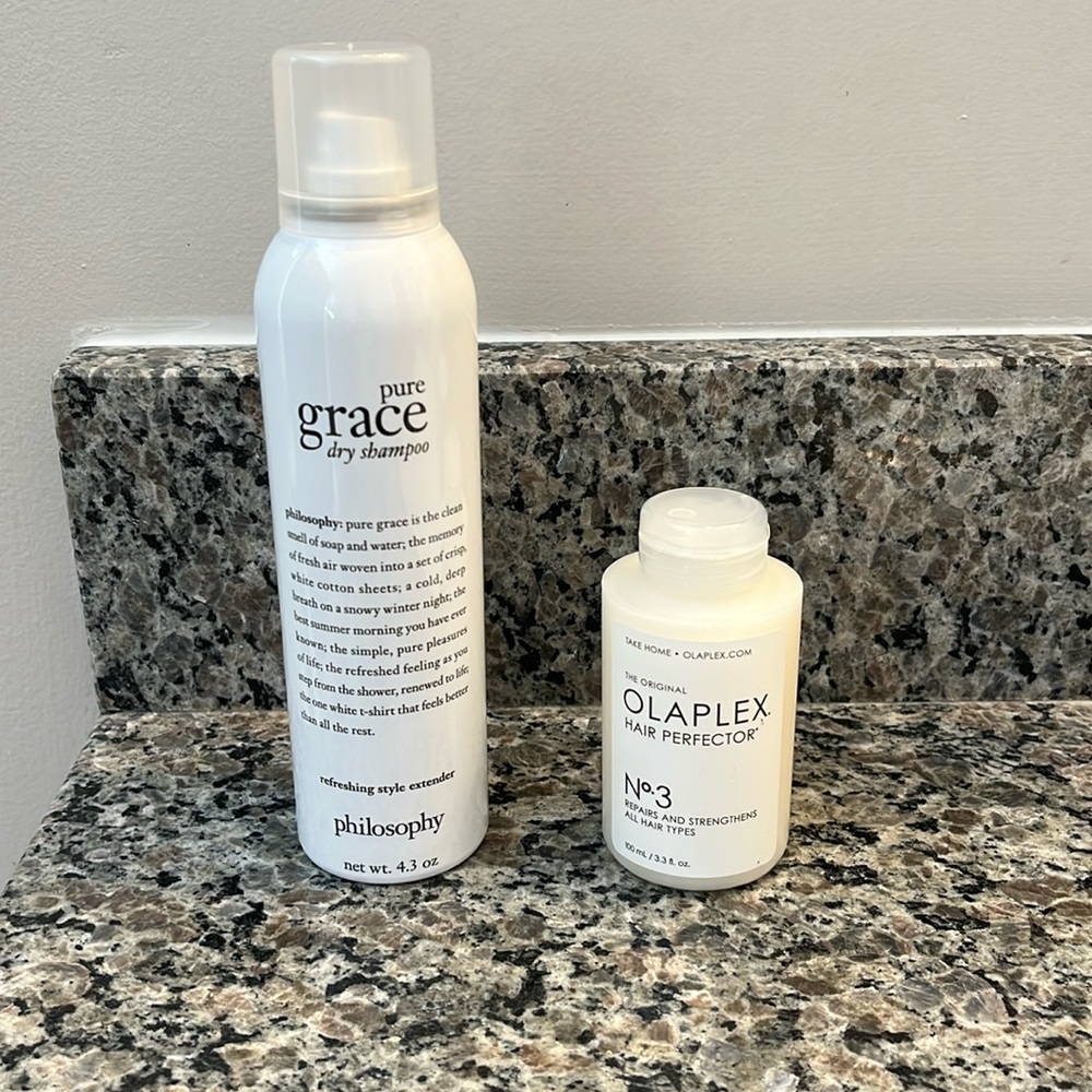 New OLAPLEX No 3 Hair Perfector 

Philosophy Pure Grace Dry Shampoo